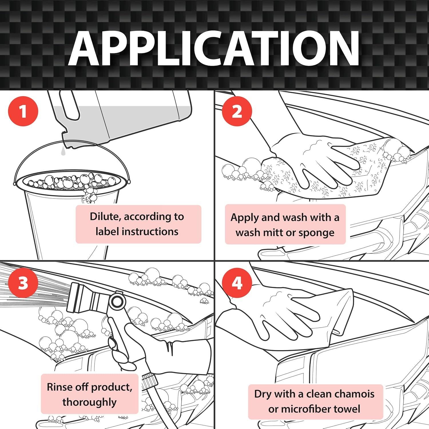 Jabón Concentrado para Lavado de Autos Malco CW-37 1 Galón