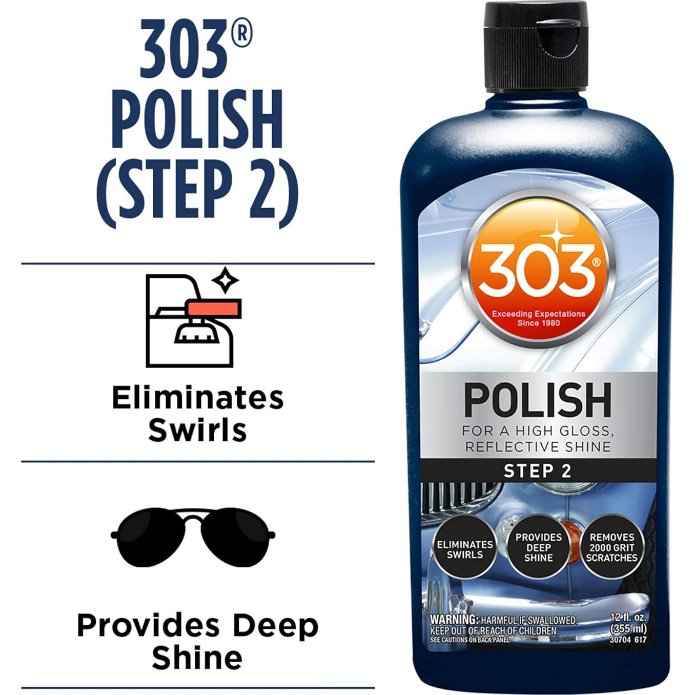 Pulidor 303 Gold Eagle 12 oz - Brillo Alto y Eliminación de Rayones