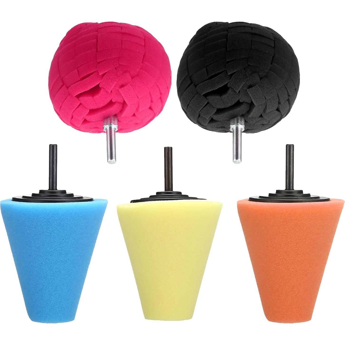 Kit de Pulido de Aluminio SLTG2020 - 5 Piezas para Taladros