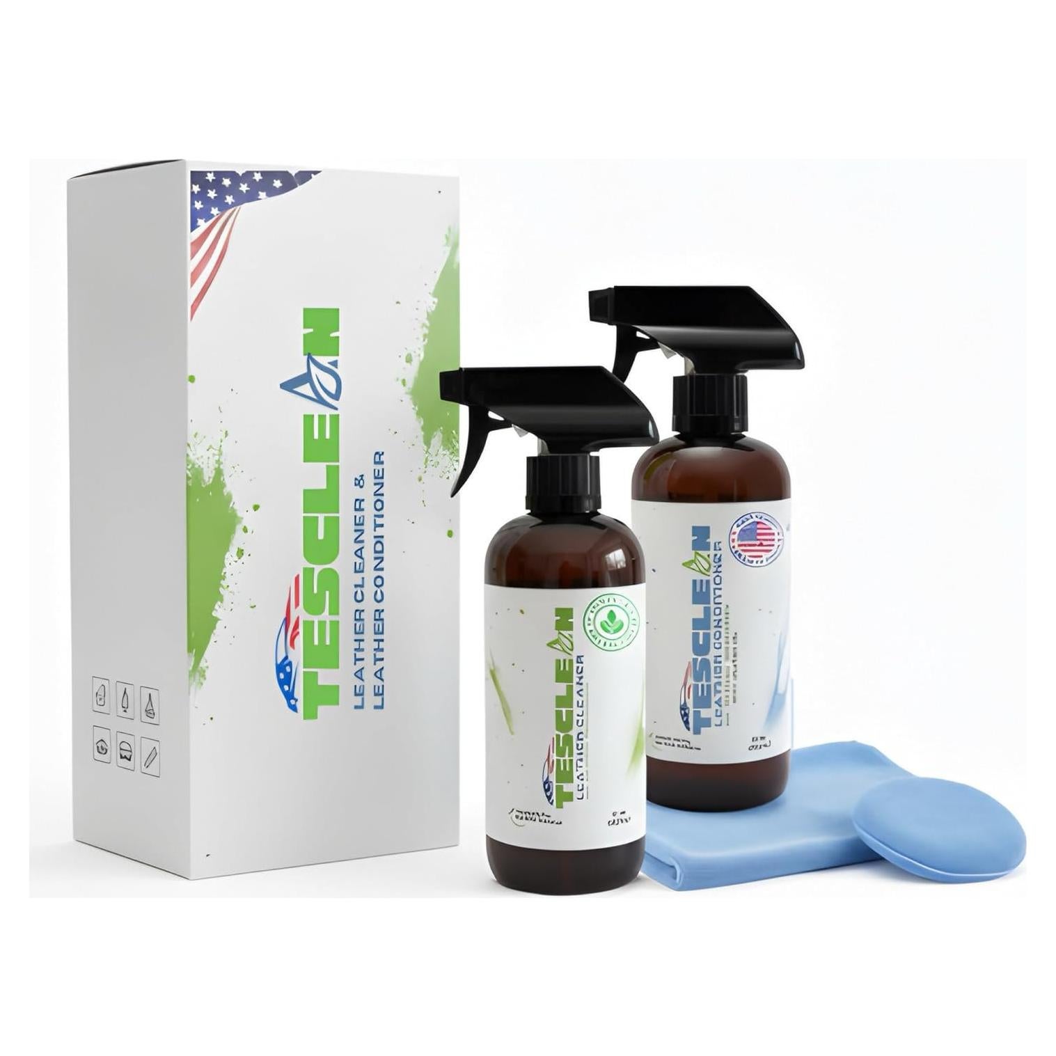 Limpiador y Acondicionador de Cuero Tesclean 1.2kg para Autos