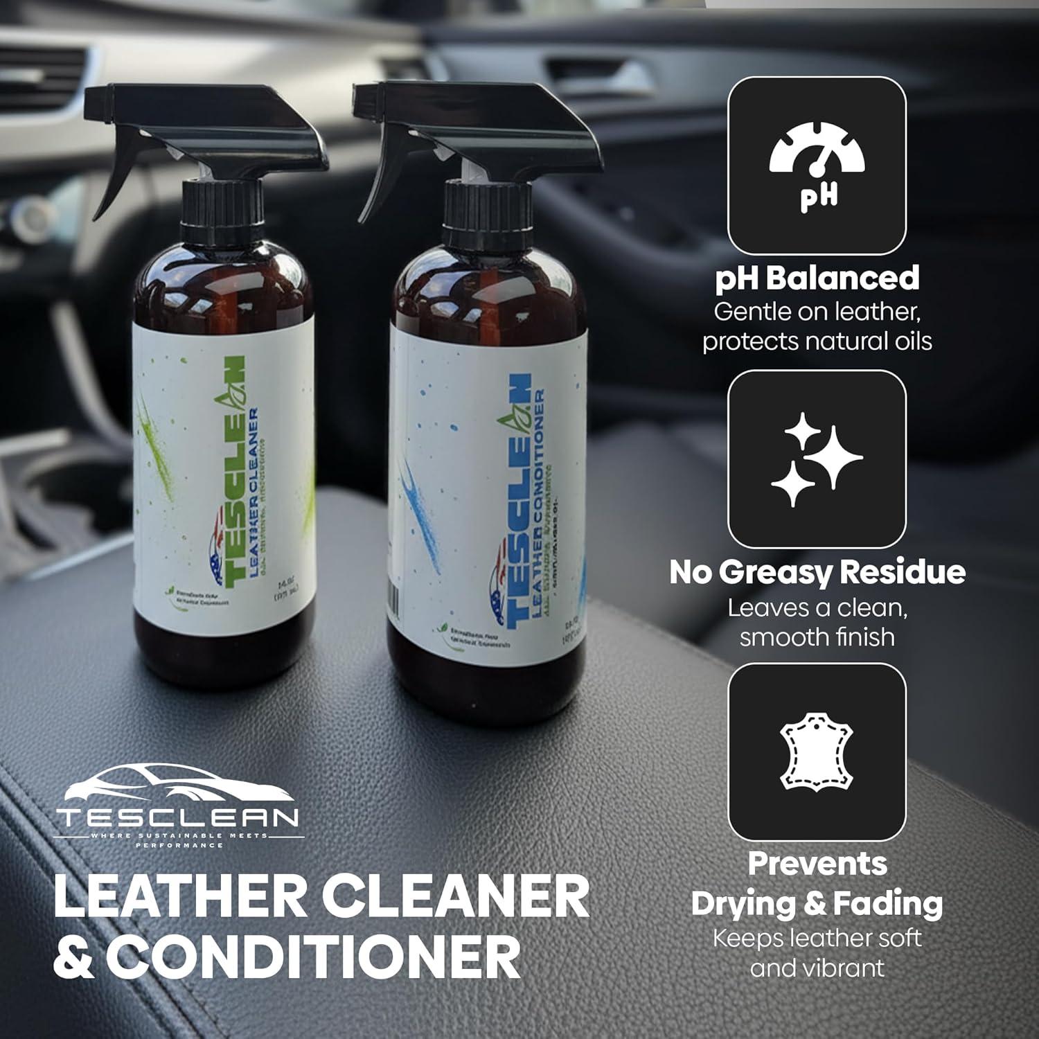 Limpiador y Acondicionador de Cuero Tesclean 1.2kg para Autos