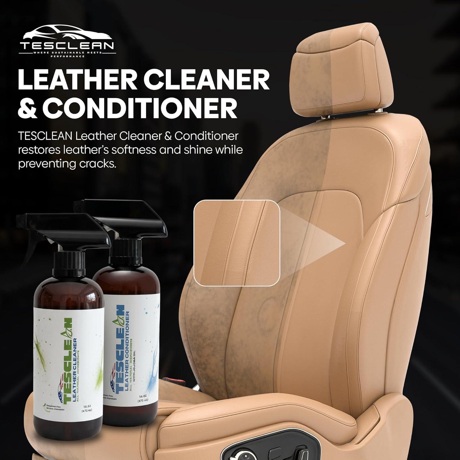 Limpiador y Acondicionador de Cuero Tesclean 1.2kg para Autos