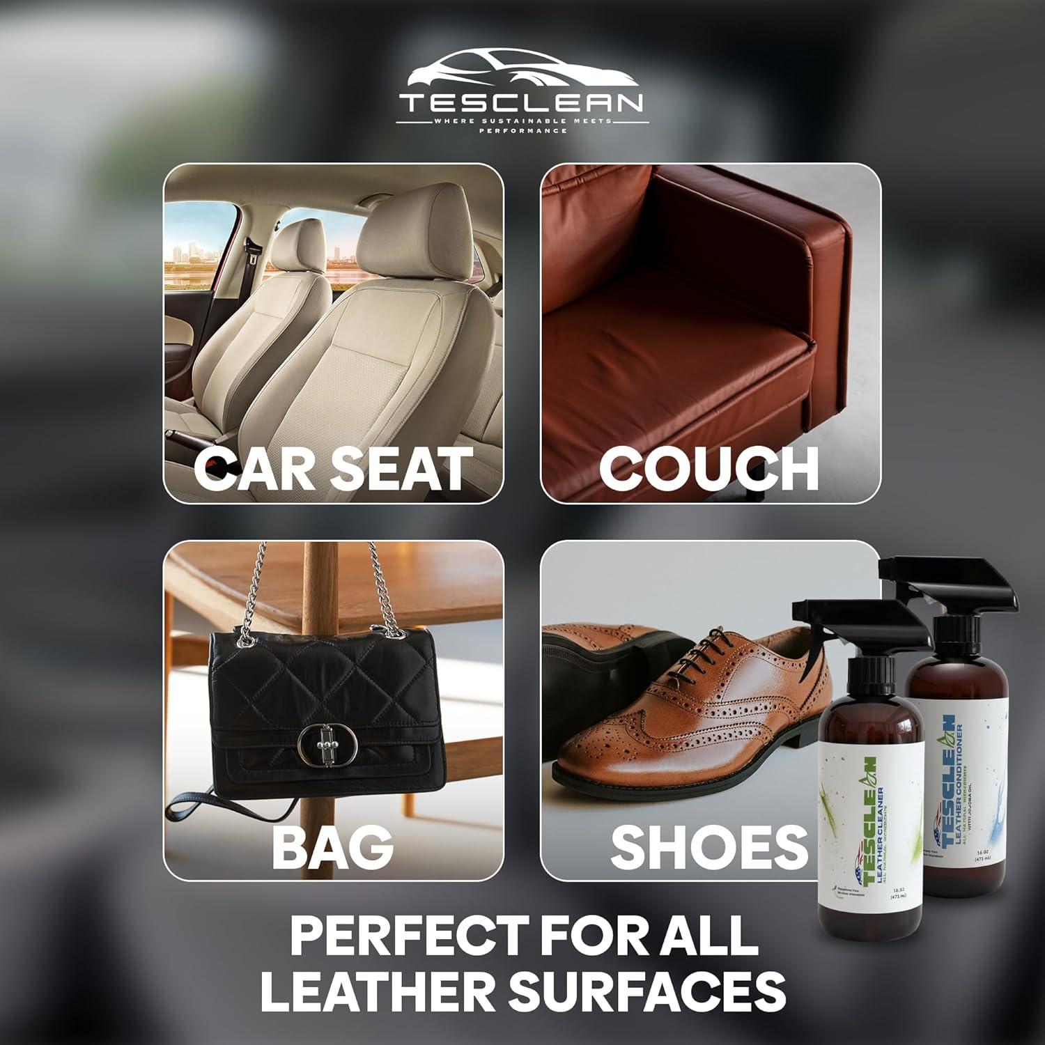Limpiador y Acondicionador de Cuero Tesclean 1.2kg para Autos