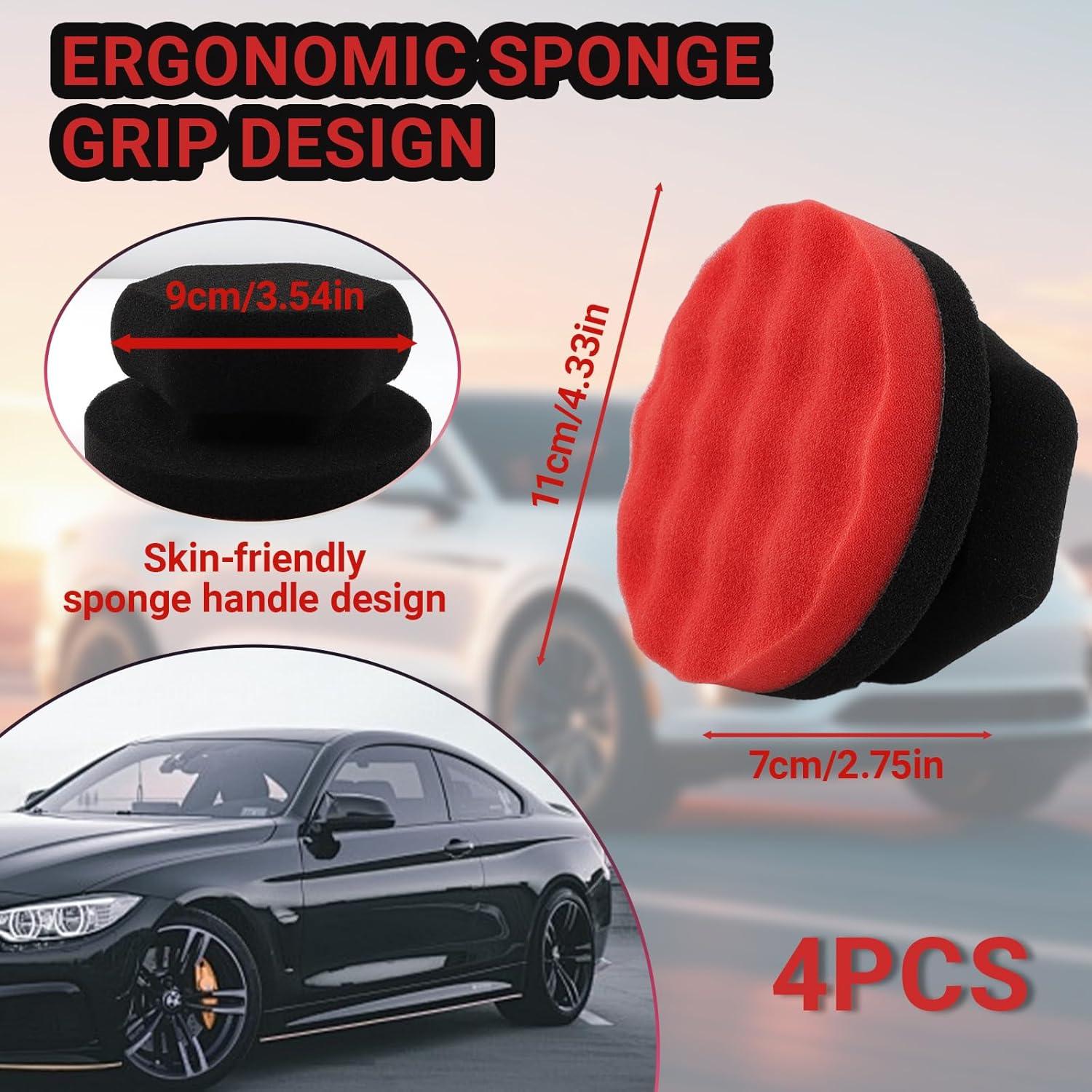 Paquete de 2 Almohadillas Aplicadoras de Brillo LUSTRIB Grande