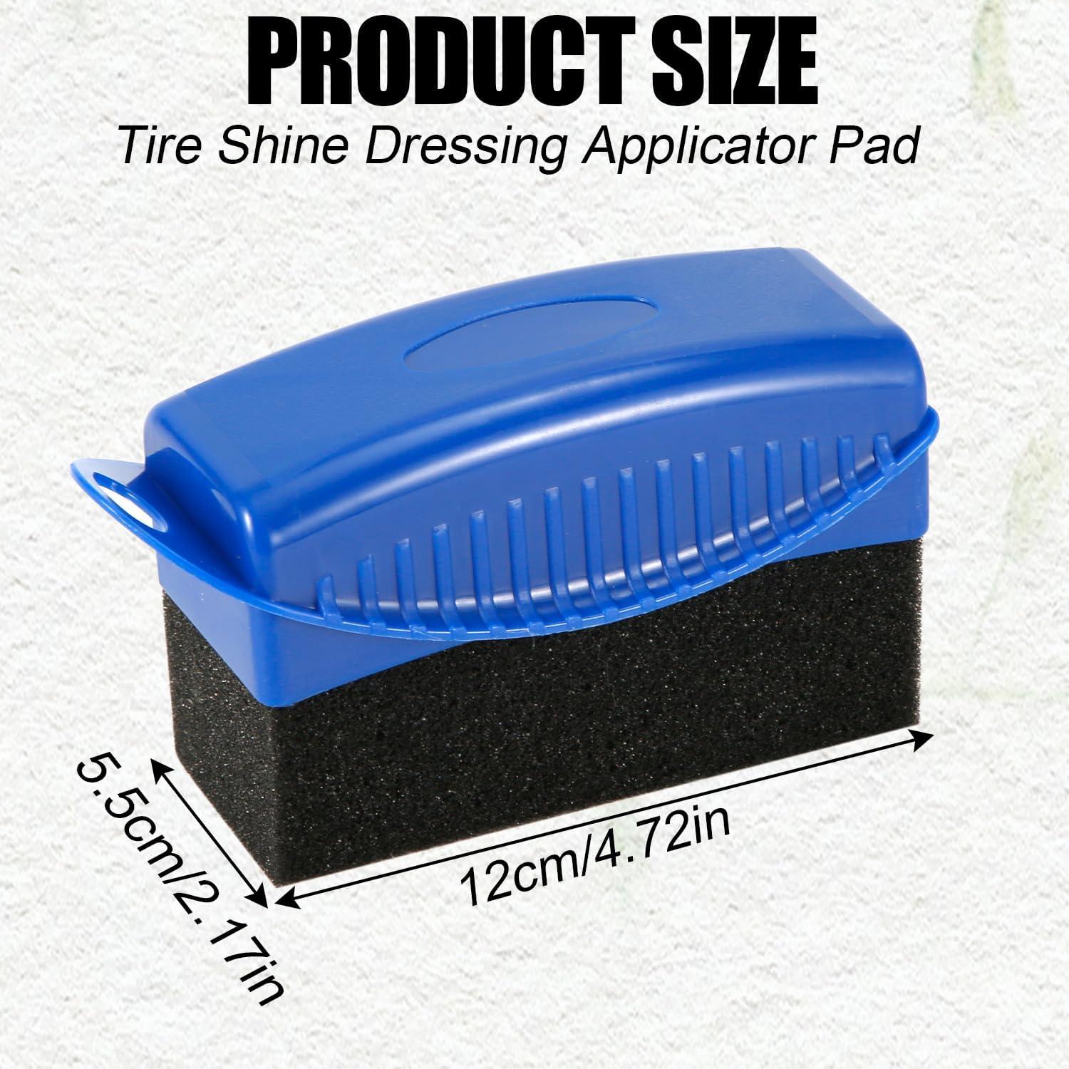 2 Esponjas de Brillo para Neumáticos NQEUEPN Reutilizables Azul