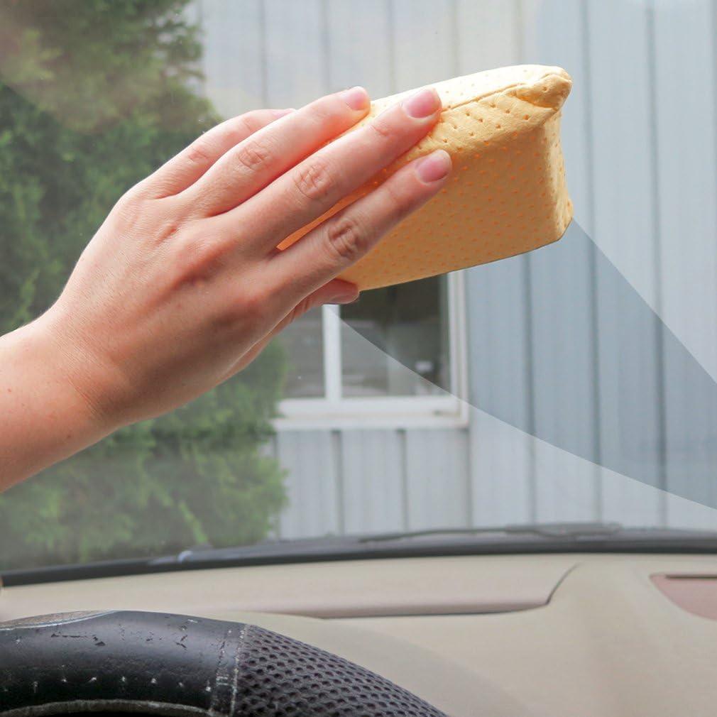 Limpiador de Parabrisas Evelots - Paquete de 4 Esponjas Amarillas