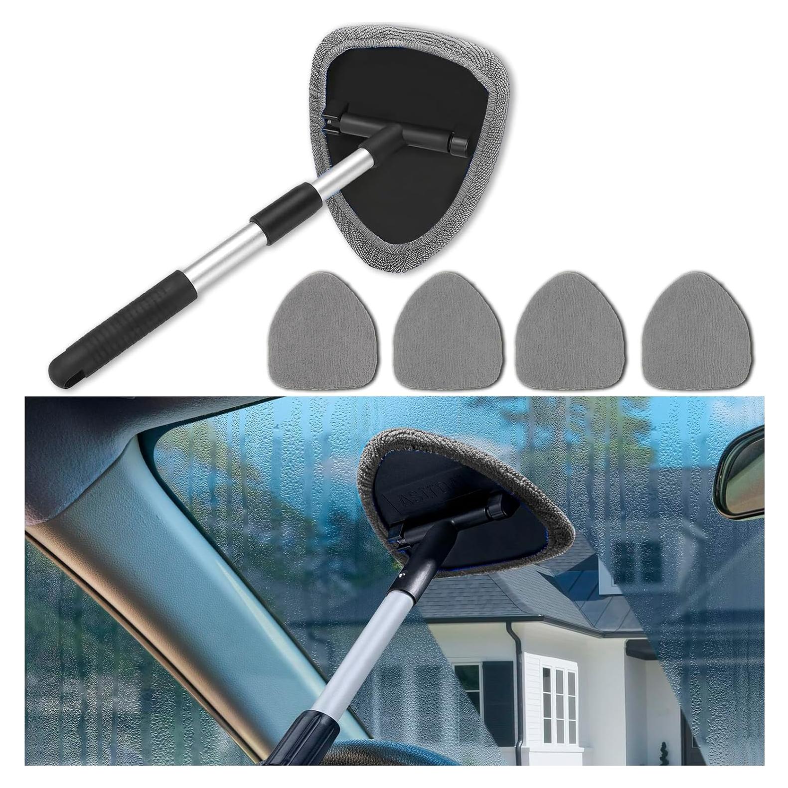 Limpiaparabrisas Couslcd con Mango Extensible y 4 Almohadillas