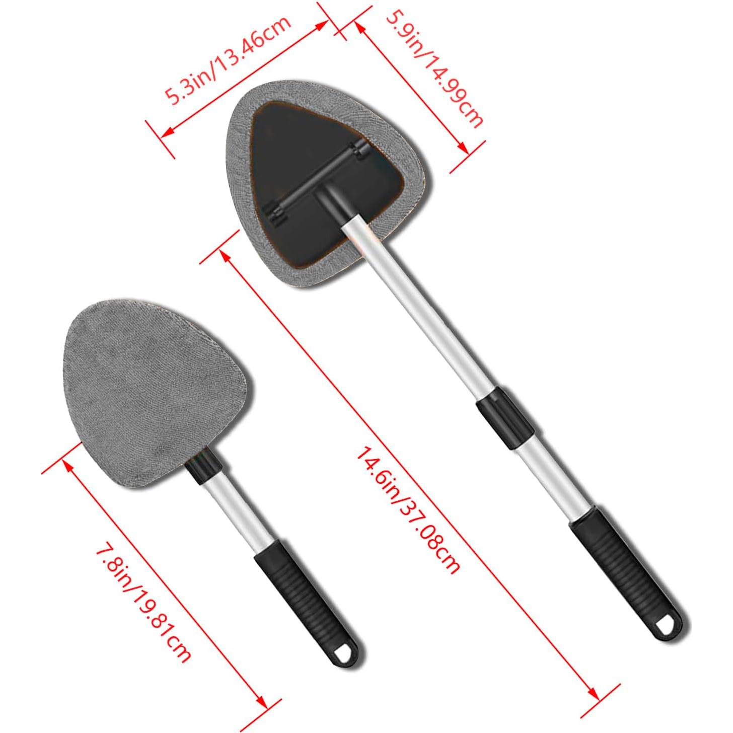 Limpiaparabrisas Couslcd con Mango Extensible y 4 Almohadillas