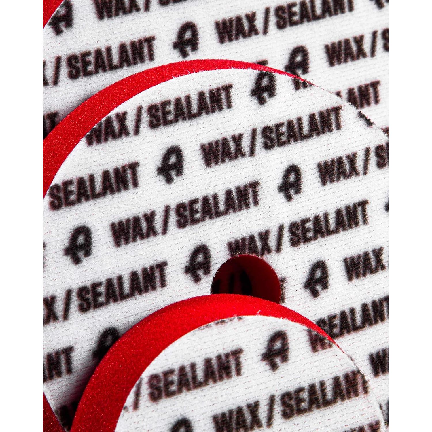 Almohadilla de Pulido Adam's 6.5" Roja - Espuma Ultra Suave