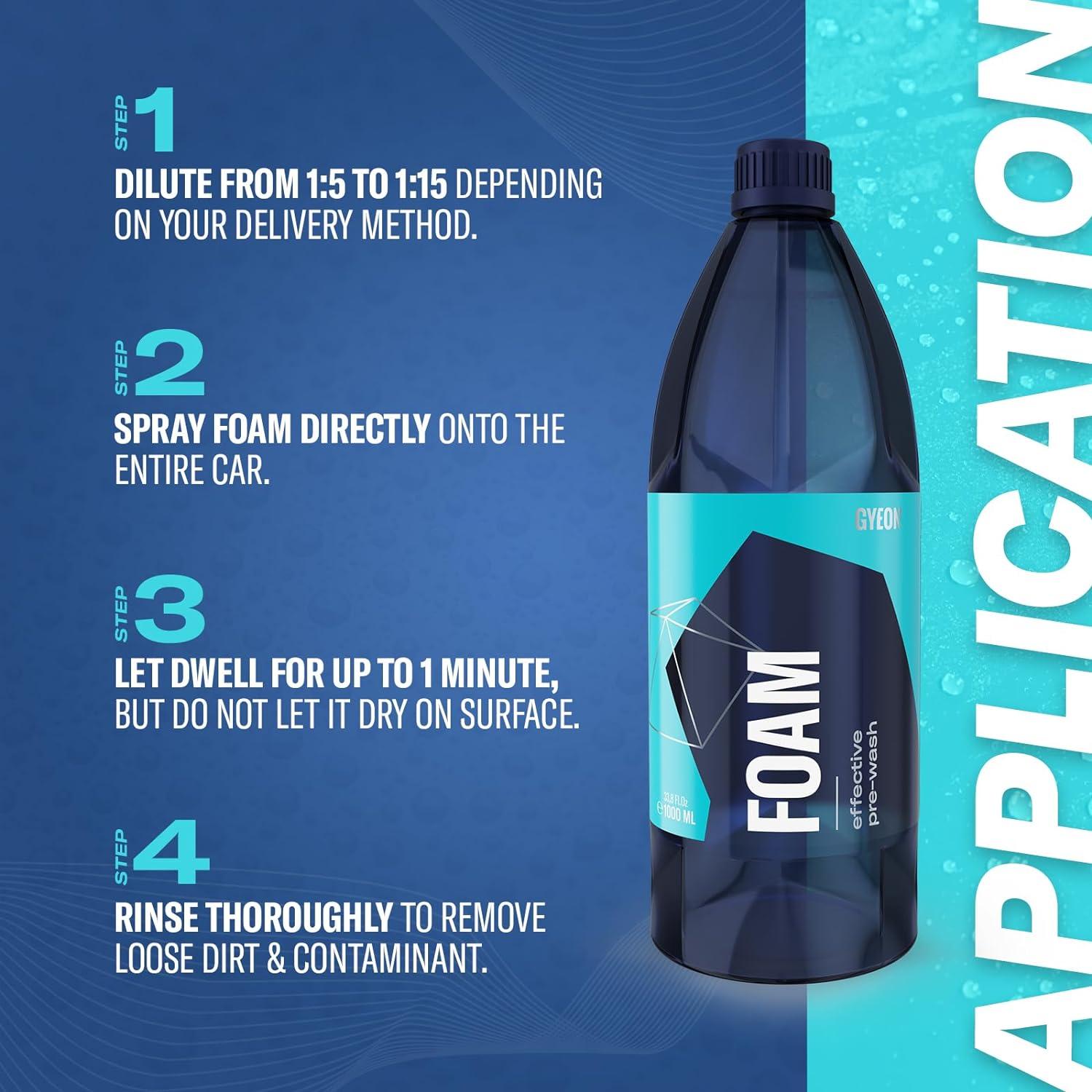 Gyeon Foam 4000ml - Espuma Prelavado Coche Neutra pH