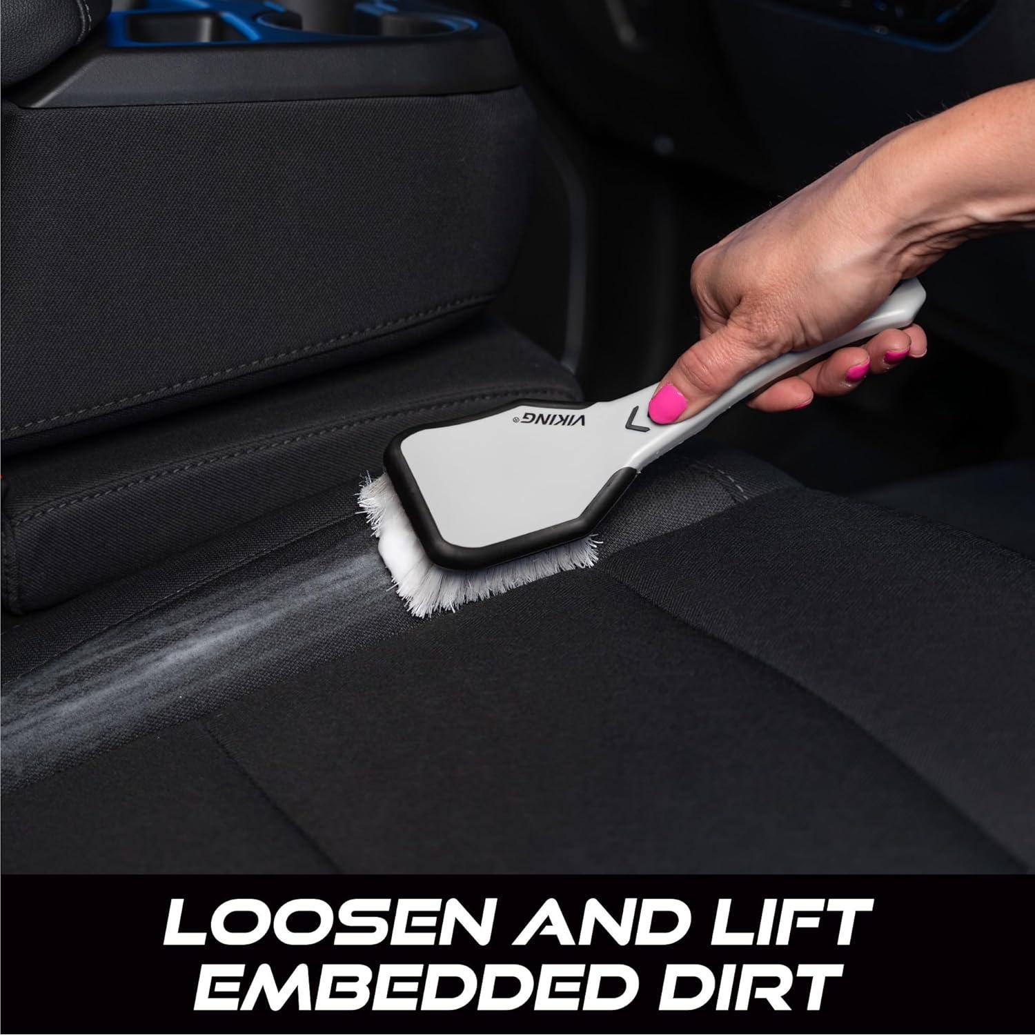 Cepillo Limpiador de Tapicería VIKING 23.6 cm Ergonomico