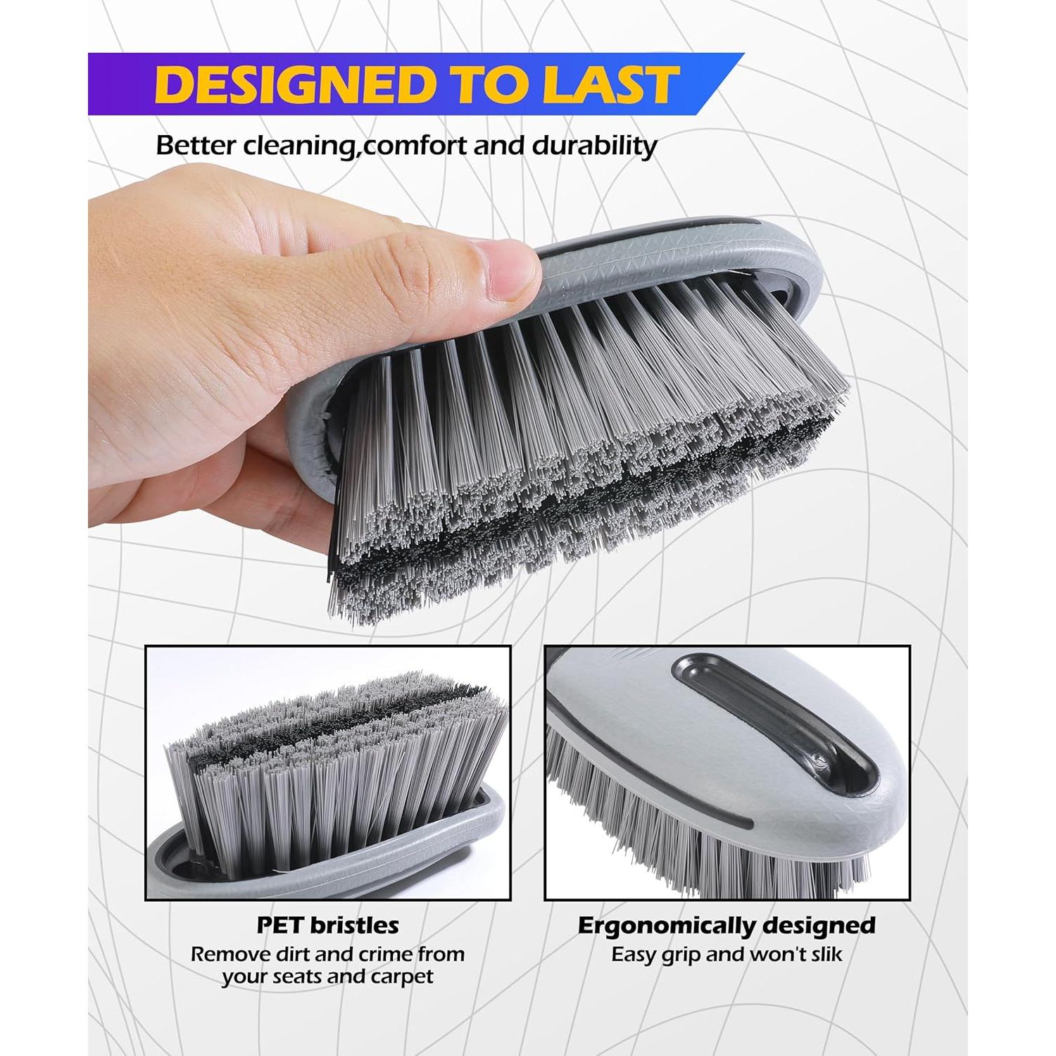 Cepillo de limpieza de automóviles SCUARI 2297QJS001 Gris