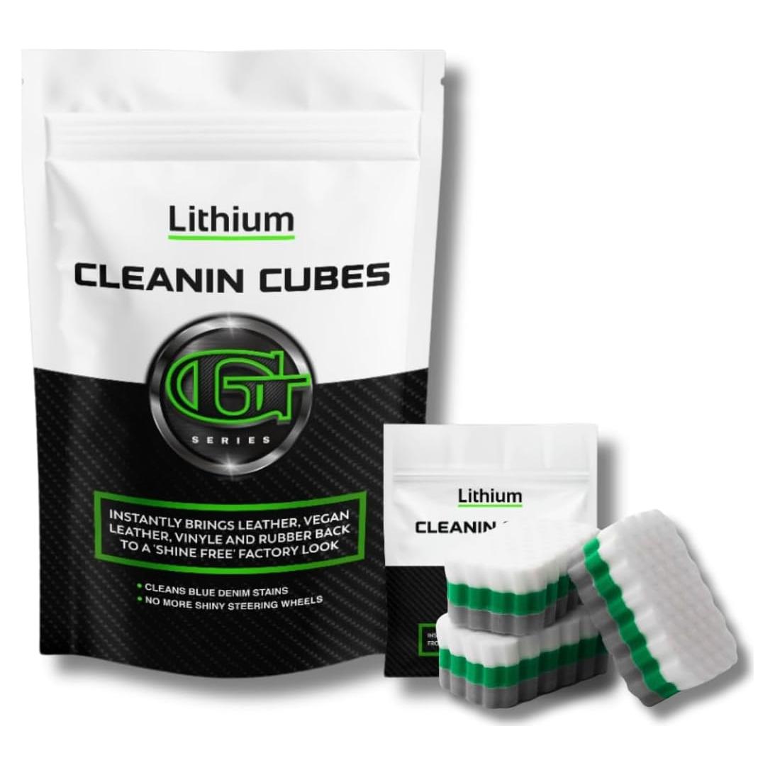 Cubos de Limpieza de Litio - Limpiador para Interiores de Autos