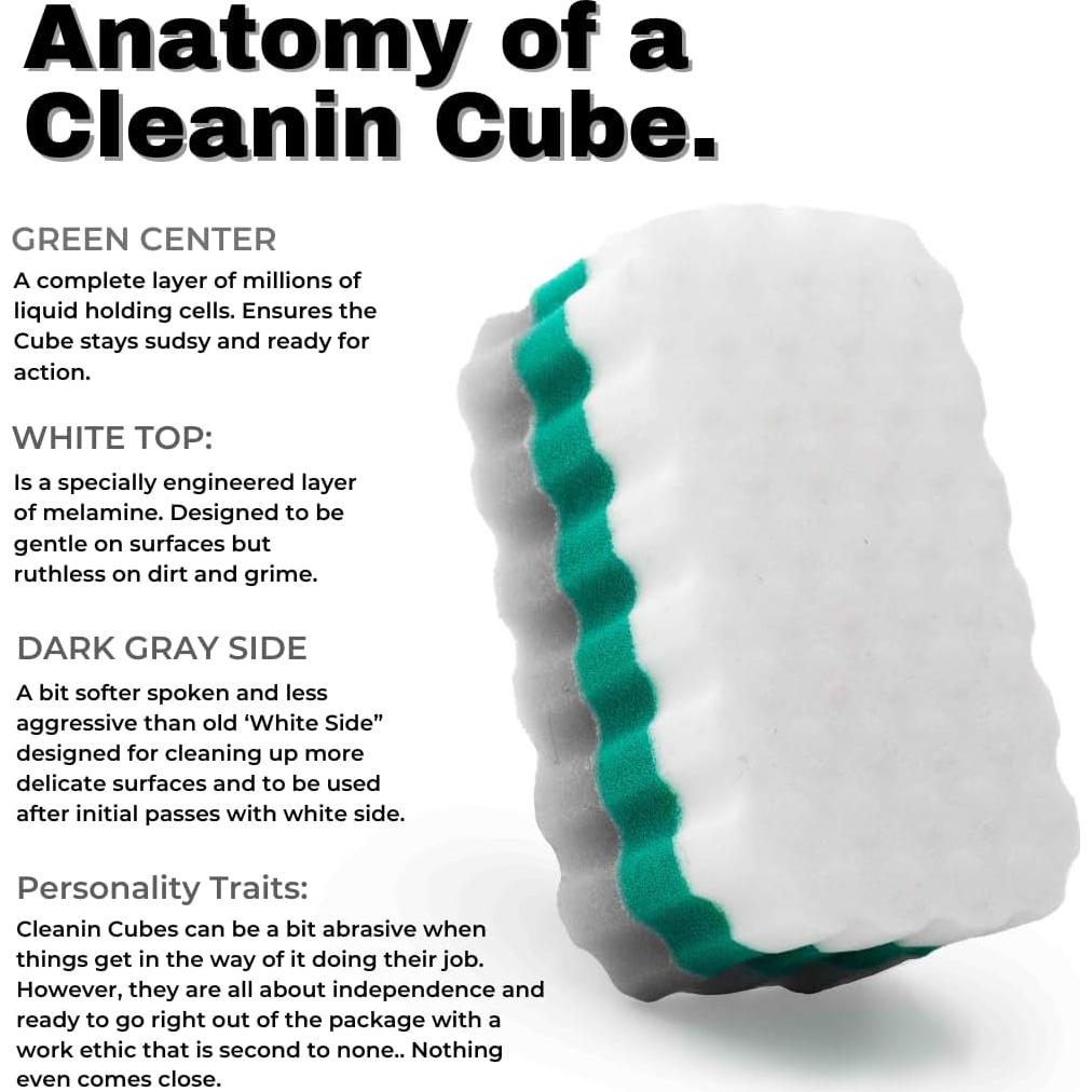 Cubos de Limpieza de Litio - Limpiador para Interiores de Autos