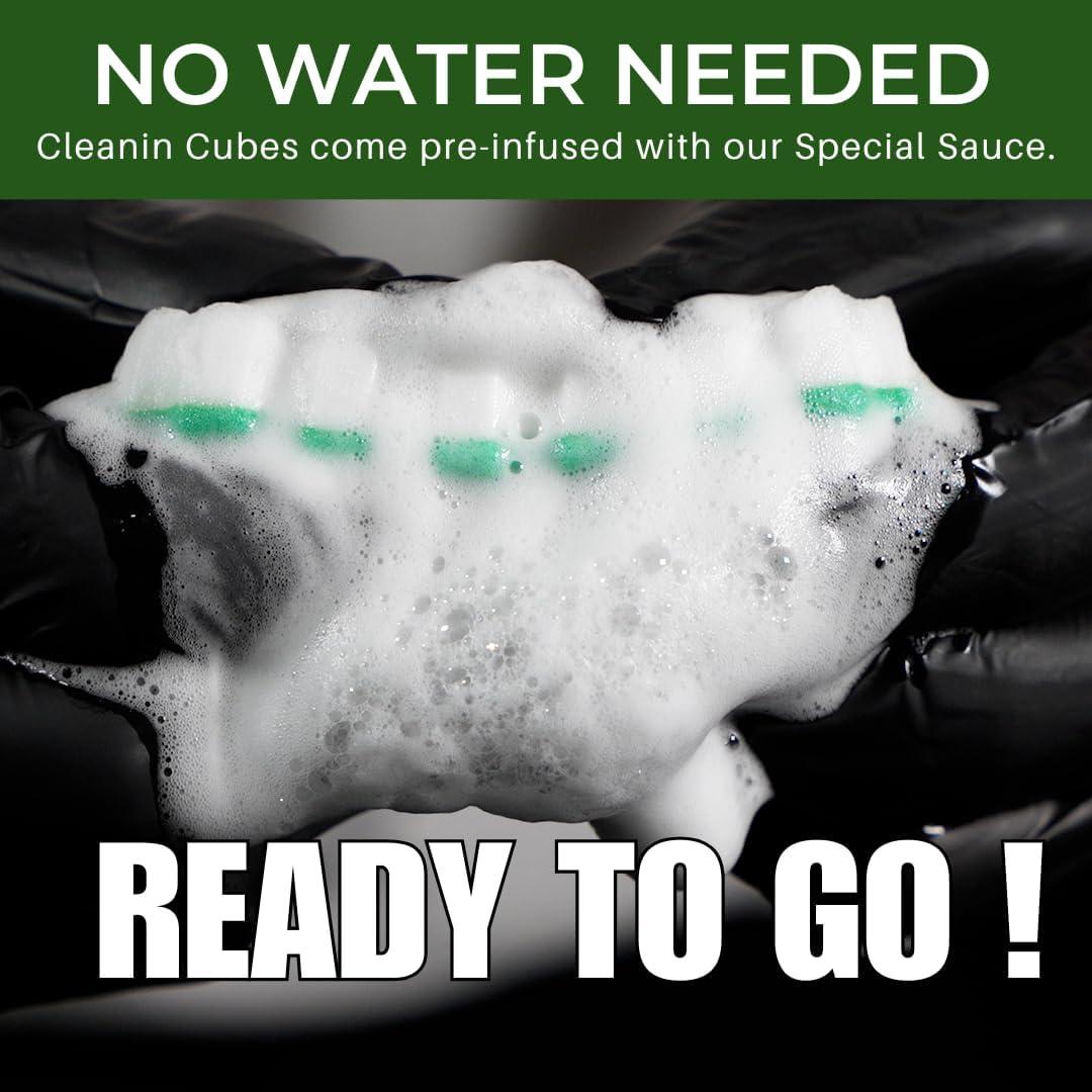 Cubos de Limpieza de Litio - Limpiador para Interiores de Autos