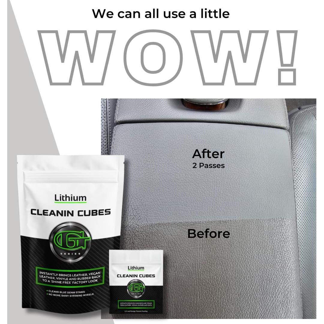 Cubos de Limpieza de Litio - Limpiador para Interiores de Autos