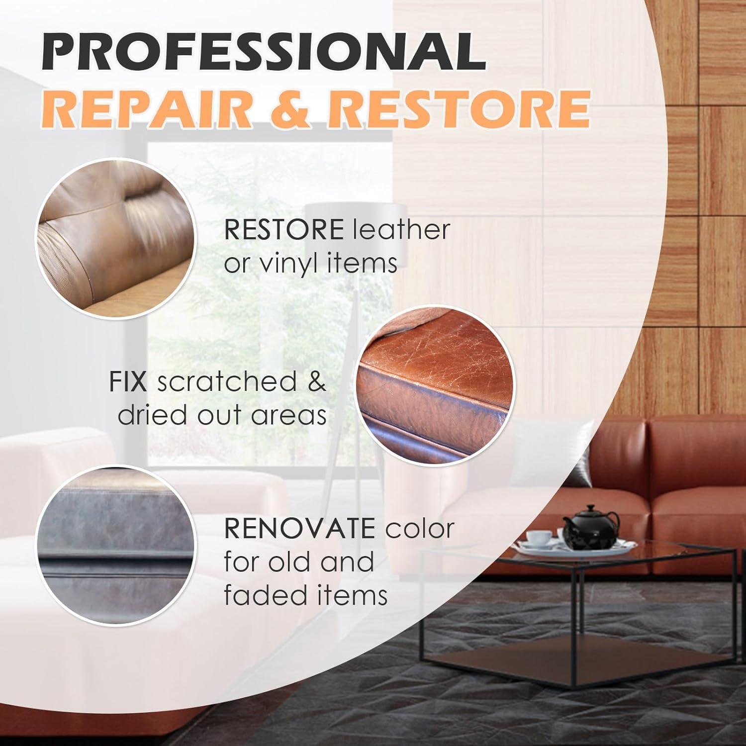 Bálsamo de Recoloración de Cuero DEWEL Gris 290g - Kit Reparación