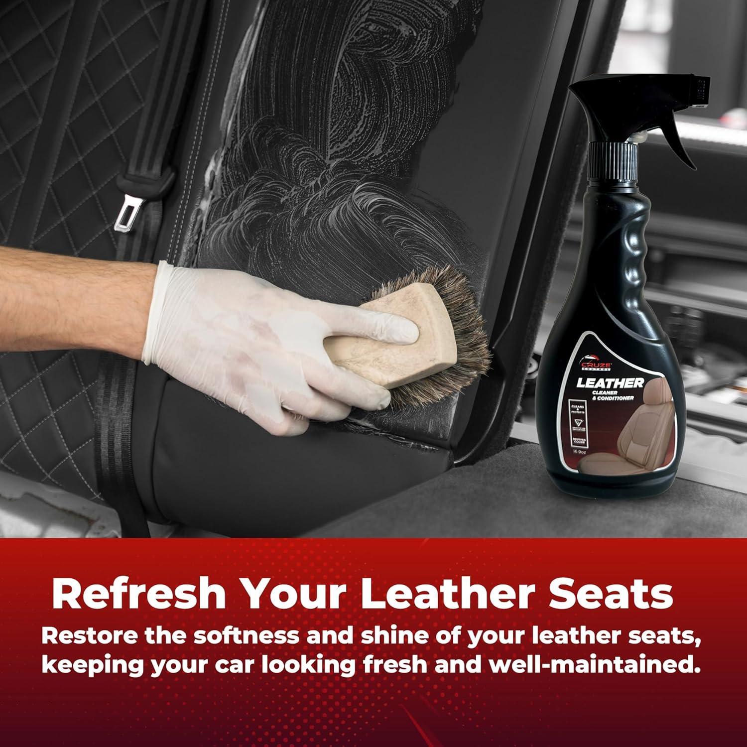 Limpiador y Acondicionador de Cuero Cruze Control 500 ml