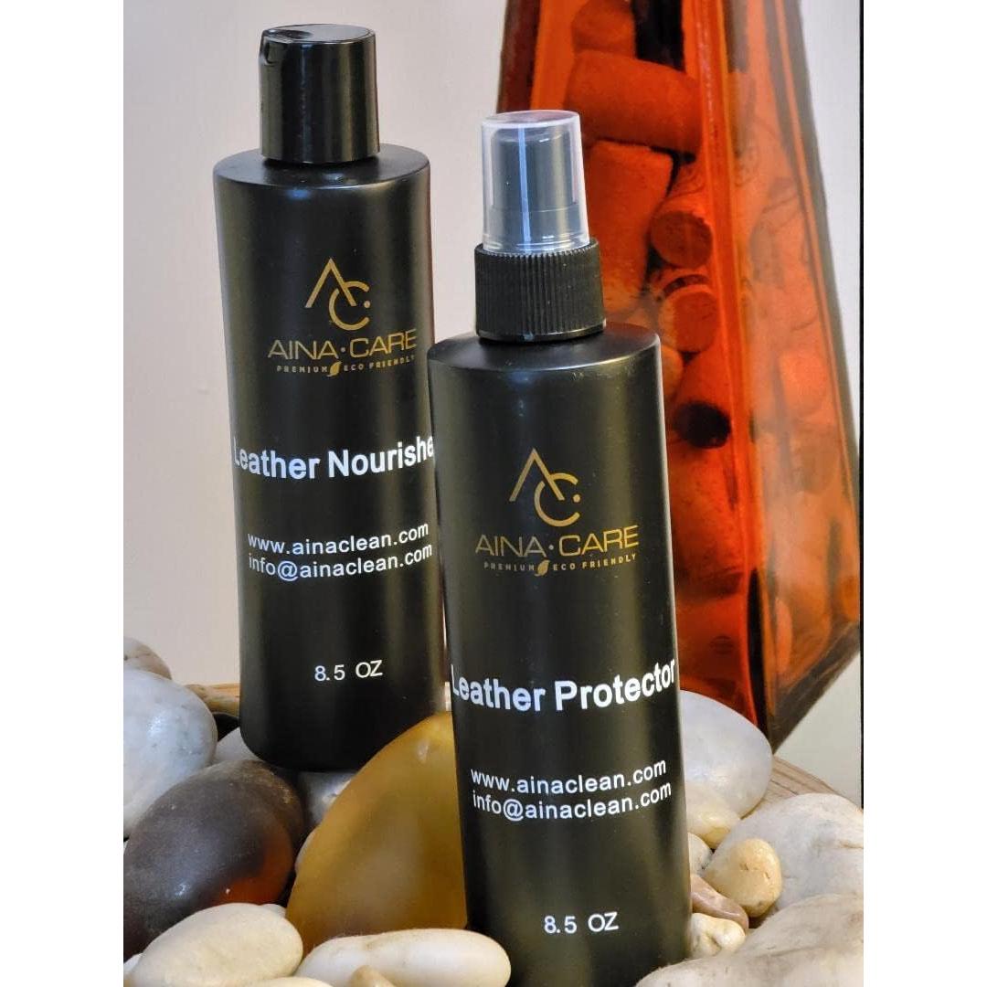 Kit de Cuidado del Cuero 4 en 1 - Limpiador, Acondicionador y Protector