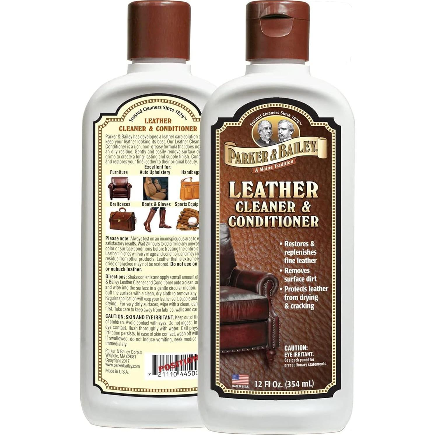 Limpiador y Acondicionador de Cuero Parker & Bailey 340g