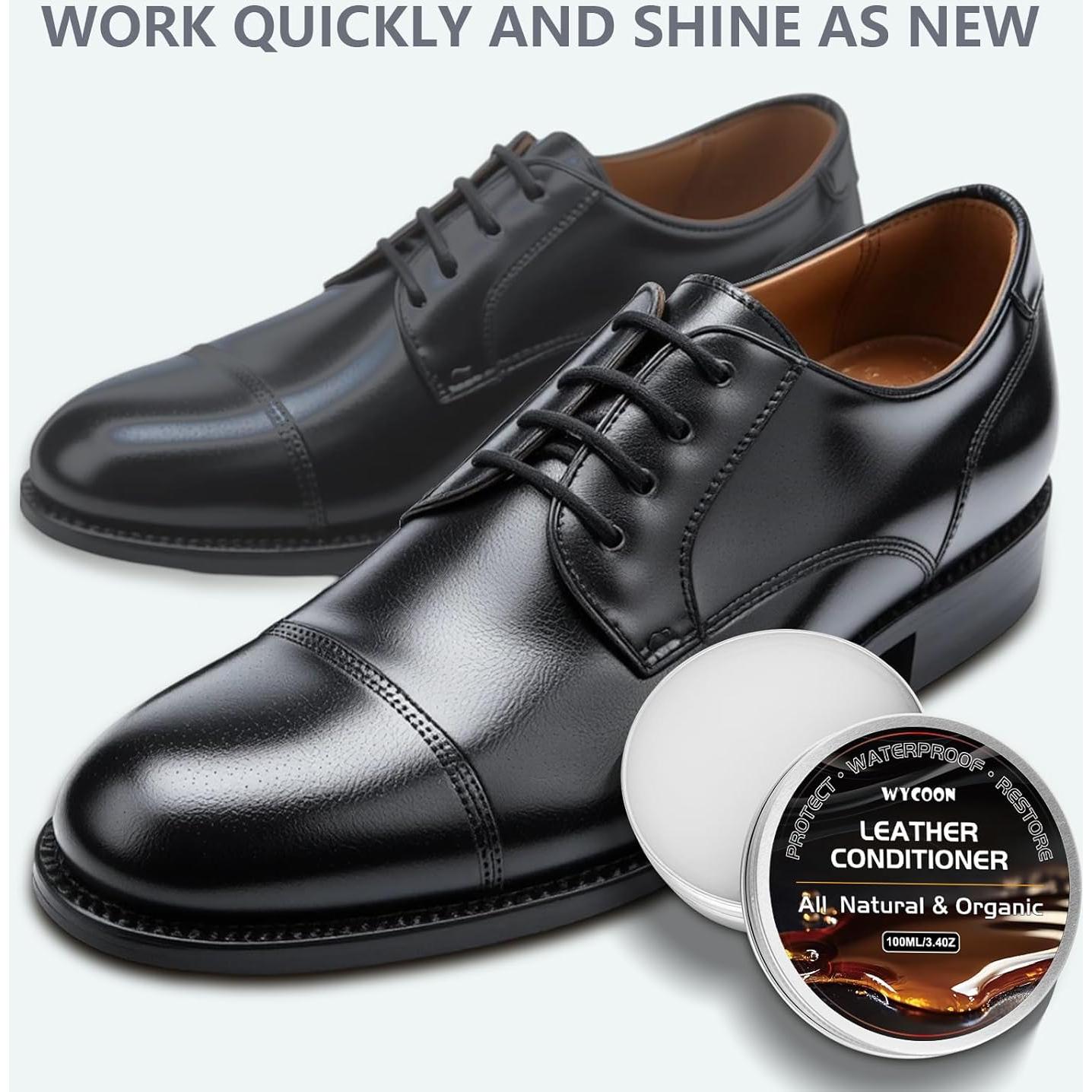 Kit de Reparación de Cuero WYCOON 100ml Beige - Acondicionador y Tinte