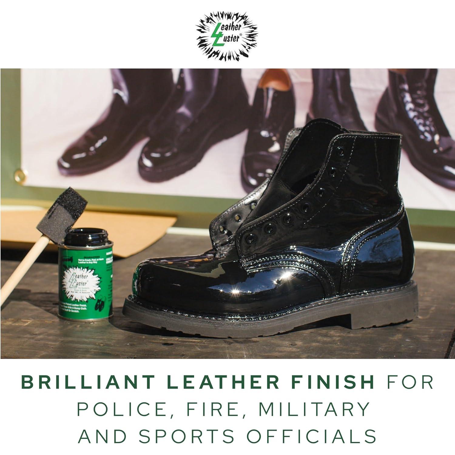 Pulidor de Cuero Leather Luster 4oz - Brillo Duradero Hecho en EE. UU.