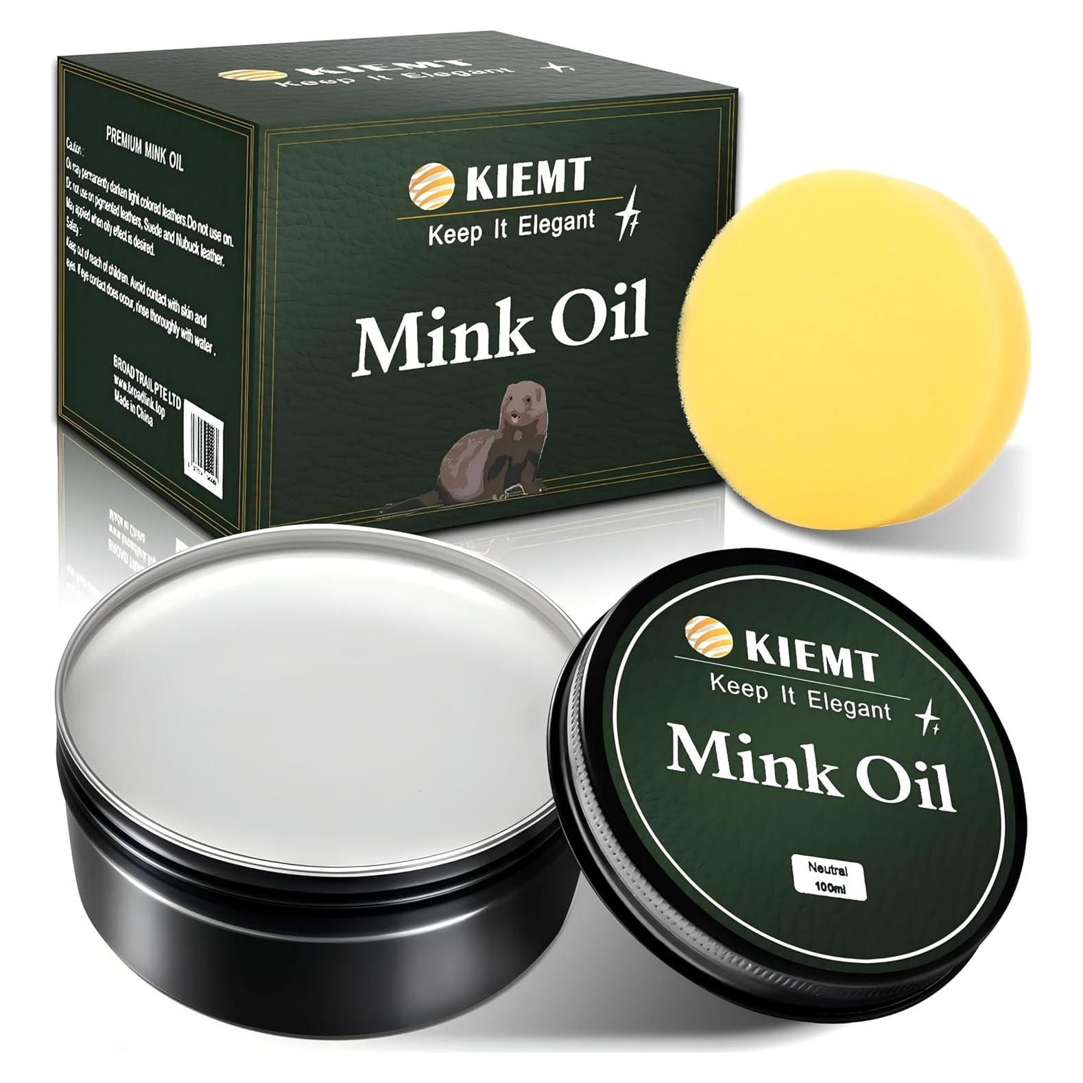 Acondicionador y Limpiador de Cuero Premium Aceite de Visón 120g