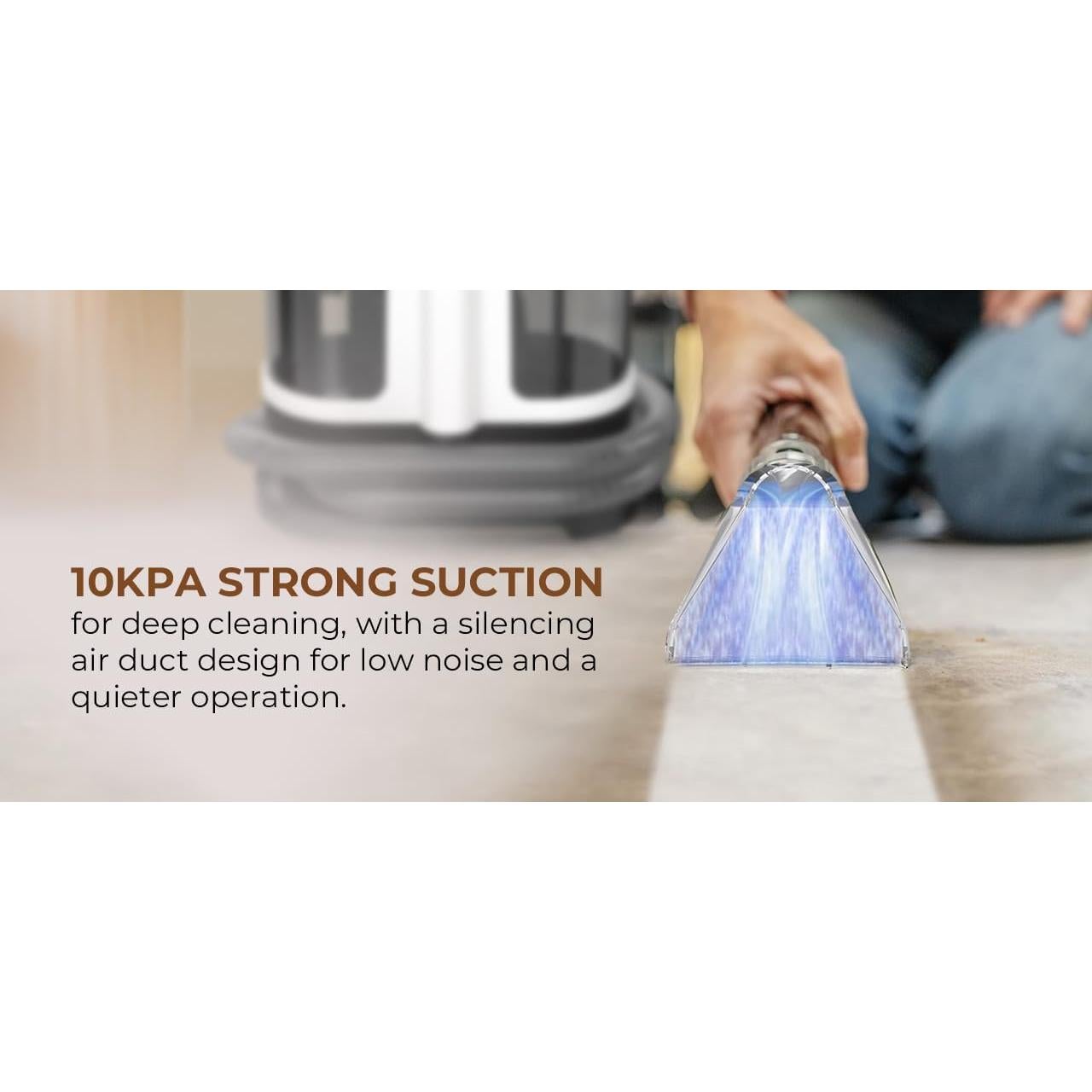 Limpiador portátil de alfombras Rosewill V22C S-A 450W 11Kpa