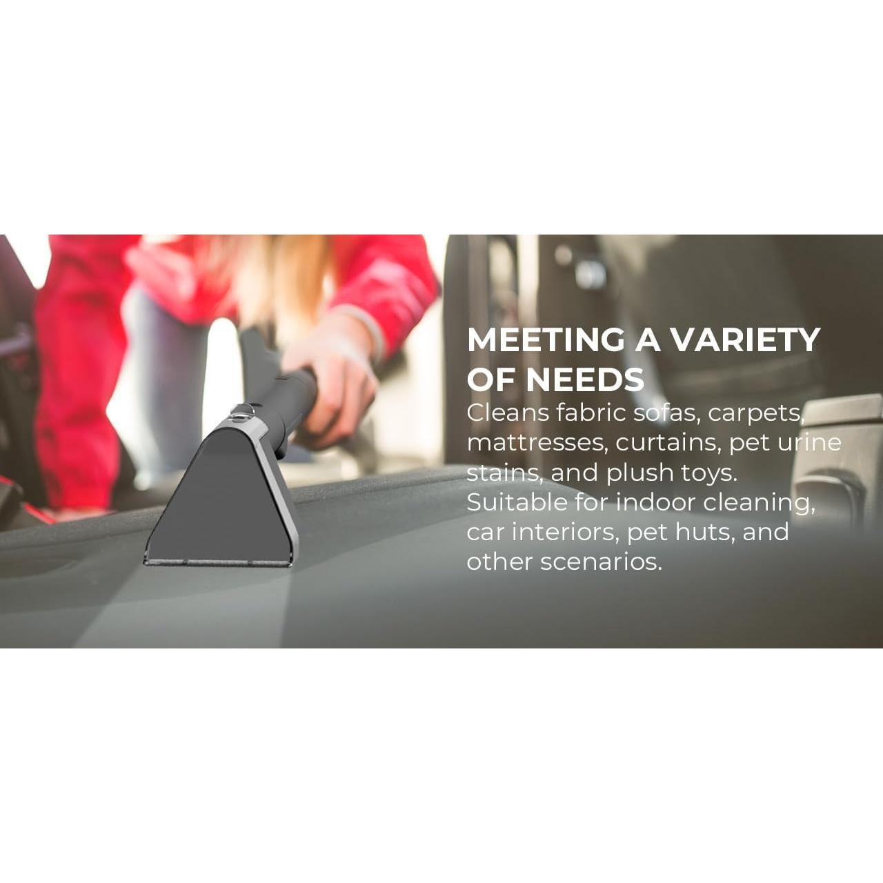 Limpiador portátil de alfombras Rosewill V22C S-A 450W 11Kpa