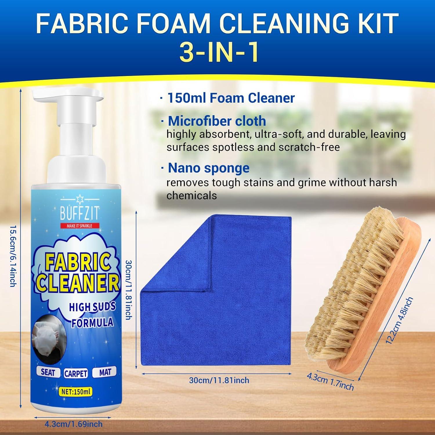 Limpiador Espuma Multifuncional BUFFZIT 150ml - Auto Interior