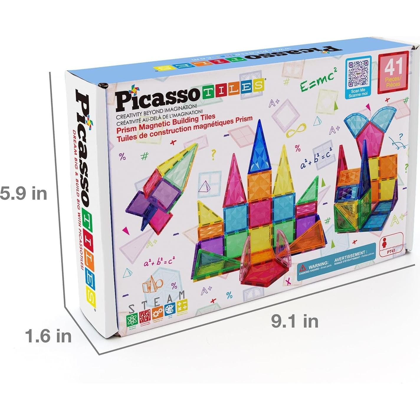 Juego de Bloques de Construcción Magnéticos PicassoTiles PT41 - 150 Piezas