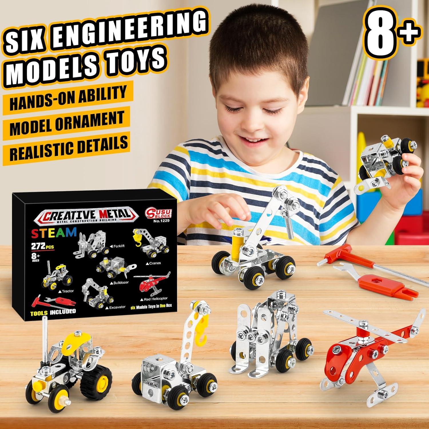 Juego de Construcción 6 en 1 PANPAPA para Niños 8+