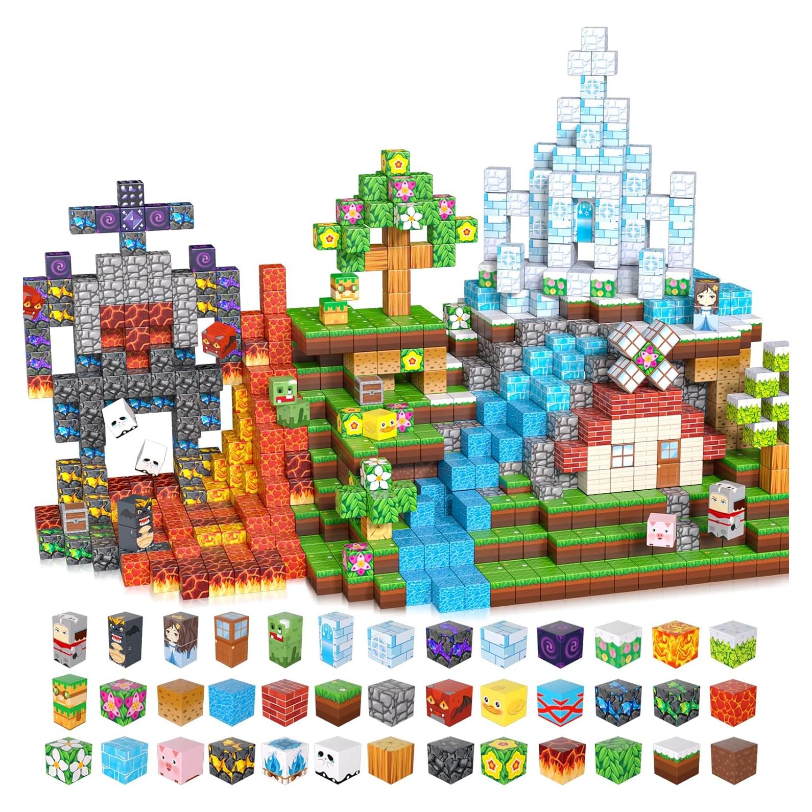 200 Piezas Bloques de Construcción Magnéticos Yongkang - STEM