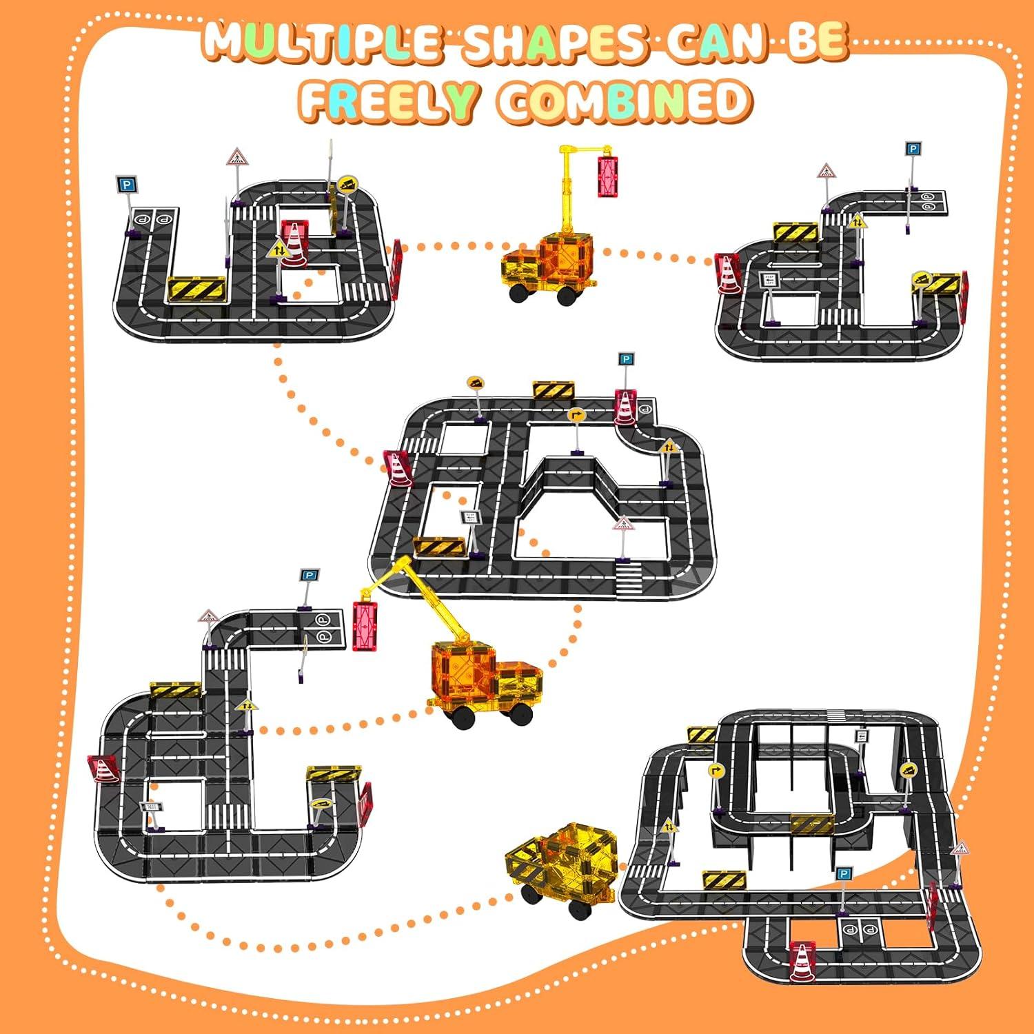 Bloques de Construcción Magnéticos Mruikeny Camino Magnético 0.25cm