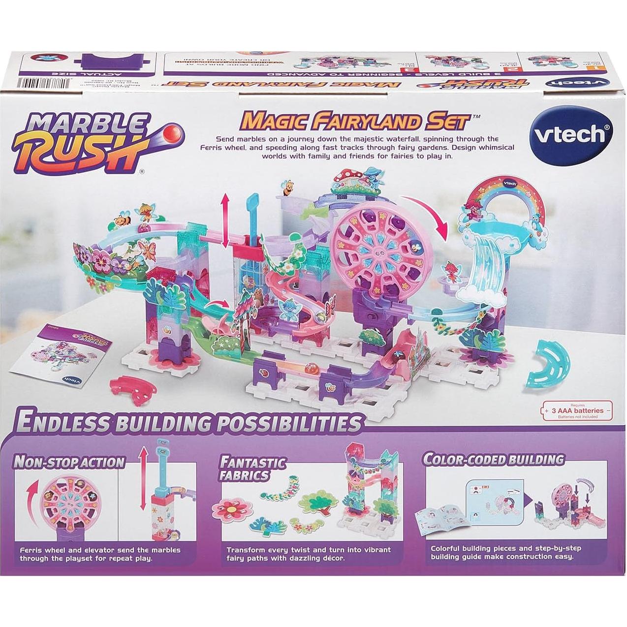 VTech Marble Rush Fairyland Playset con Rueda Electrónica