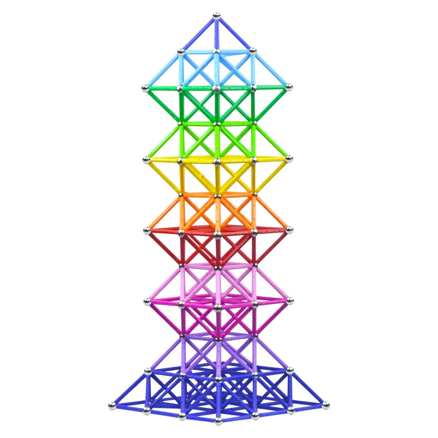 308 Piezas Juguetes de Construcción Magnéticos Veatree