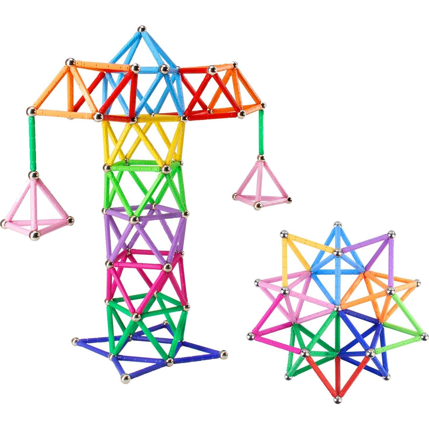 308 Piezas Juguetes de Construcción Magnéticos Veatree