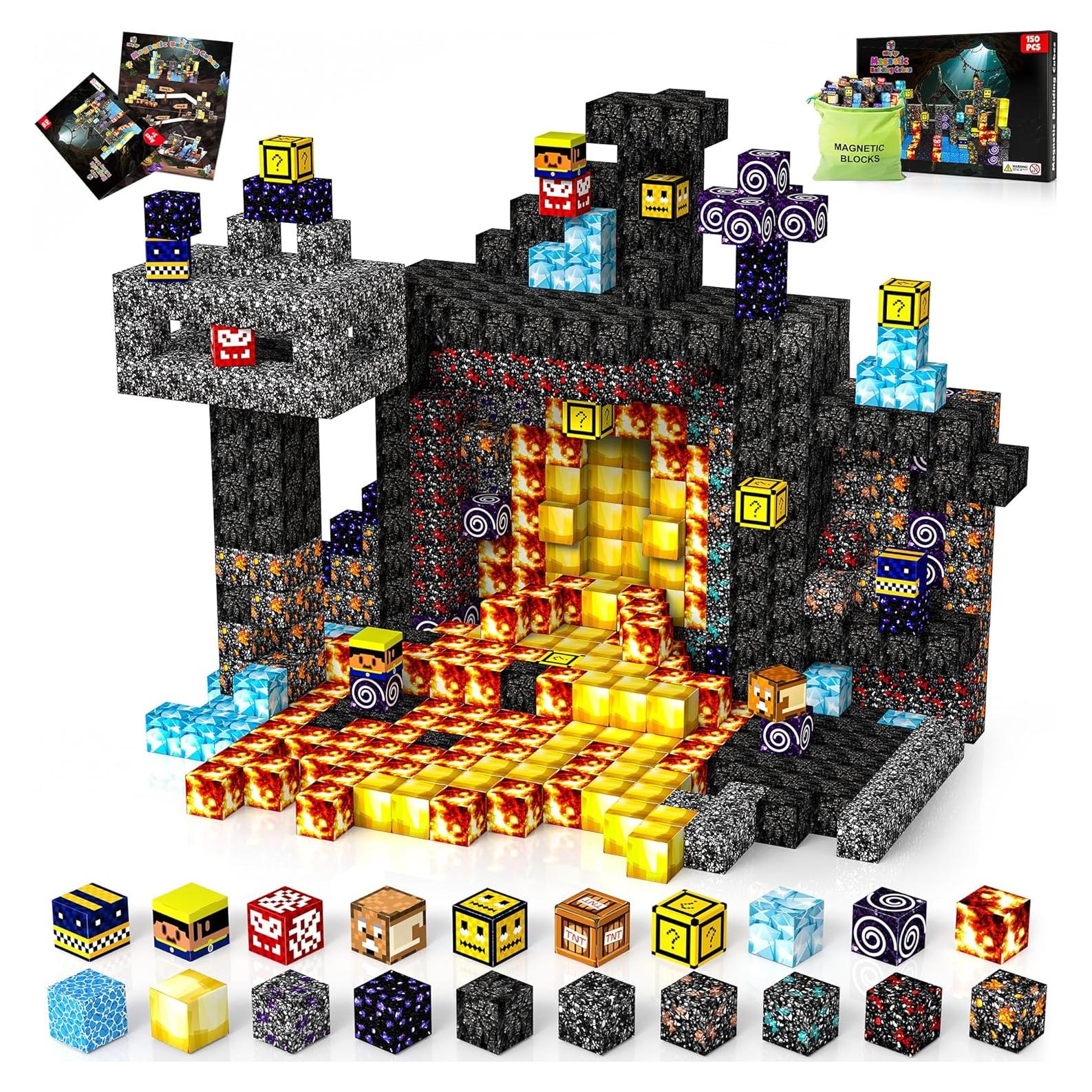 Set de 150 Bloques Magnéticos Hltyigr - Juguetes STEM 3+