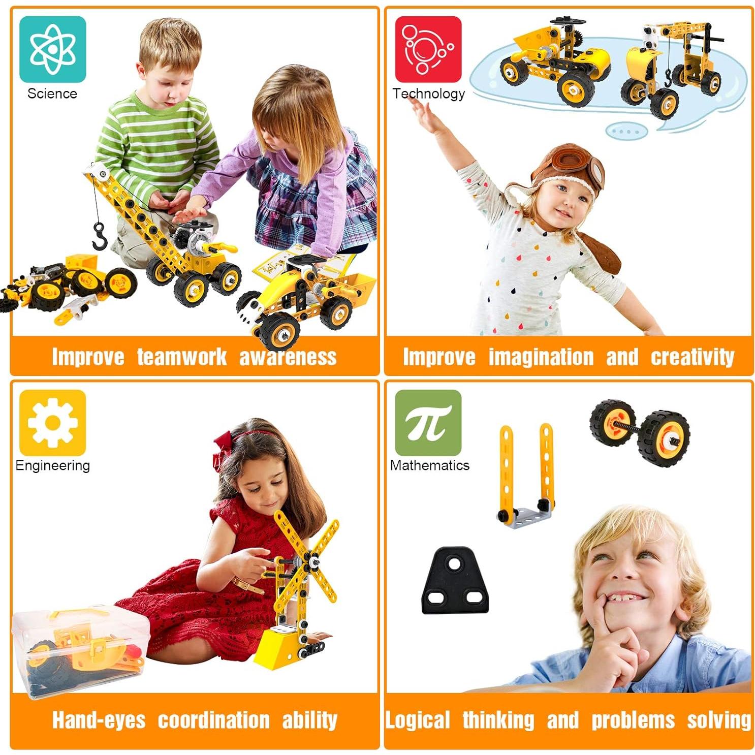 Set de Construcción 10 en 1 HOMETTER para Niños 5+ Años