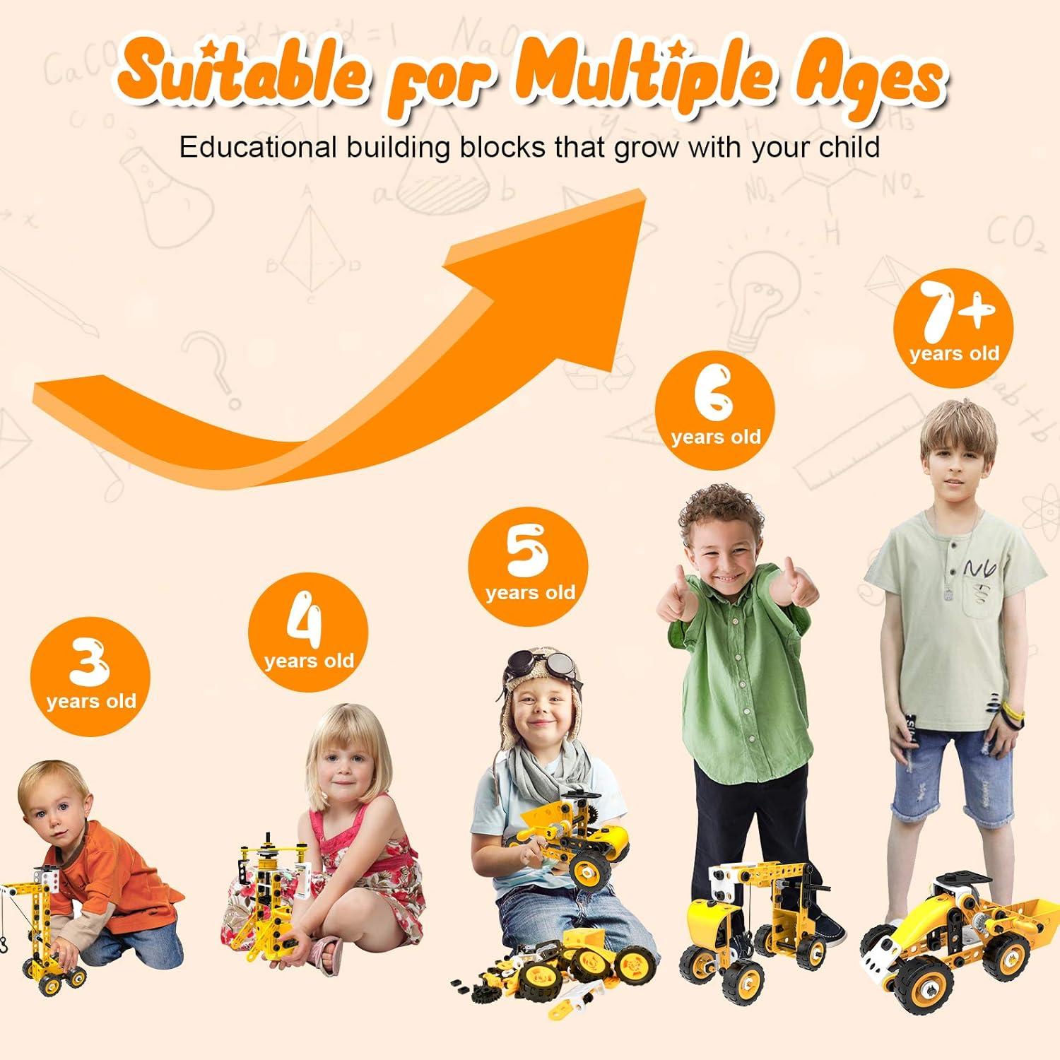 Set de Construcción 10 en 1 HOMETTER para Niños 5+ Años