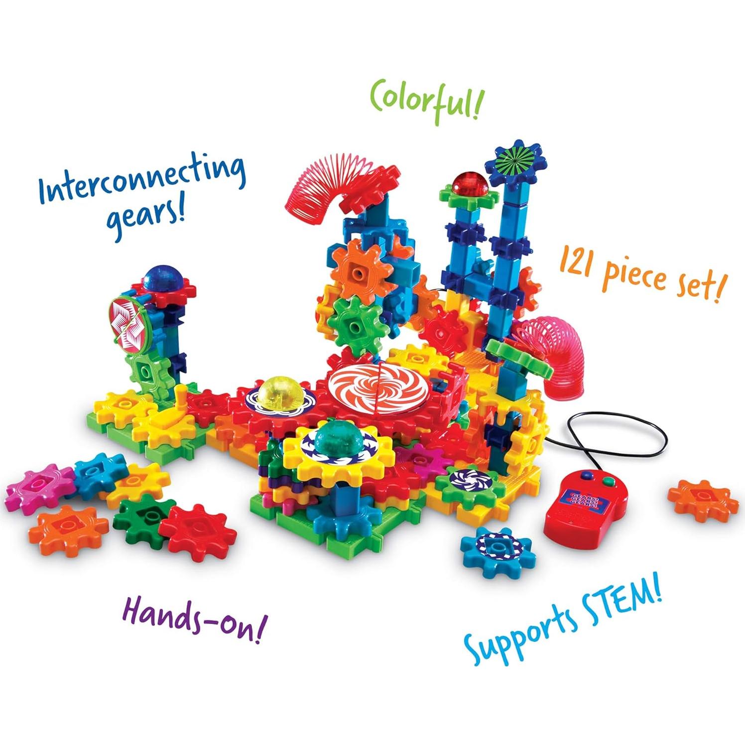 Juego de Construcción Gears! Gears! Gears! Learning Resources 121 Piezas