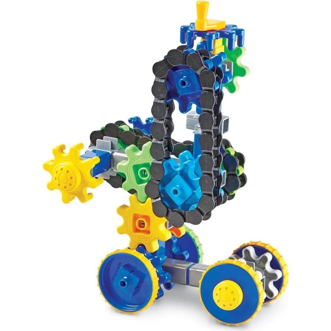 Conjunto de Construcción STEM Treadmobiles Recursos de Aprendizaje 108 Piezas