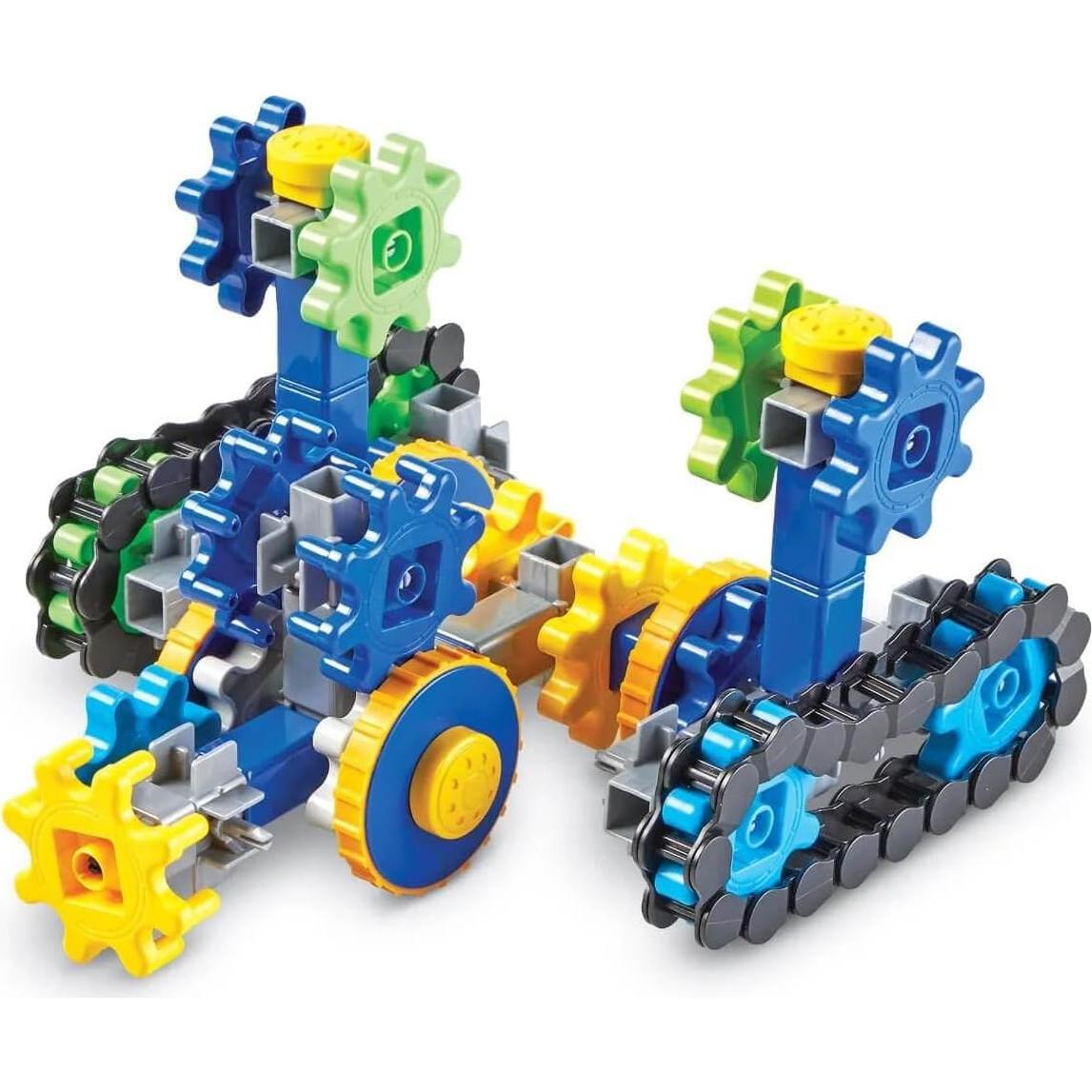 Conjunto de Construcción STEM Treadmobiles Recursos de Aprendizaje 108 Piezas