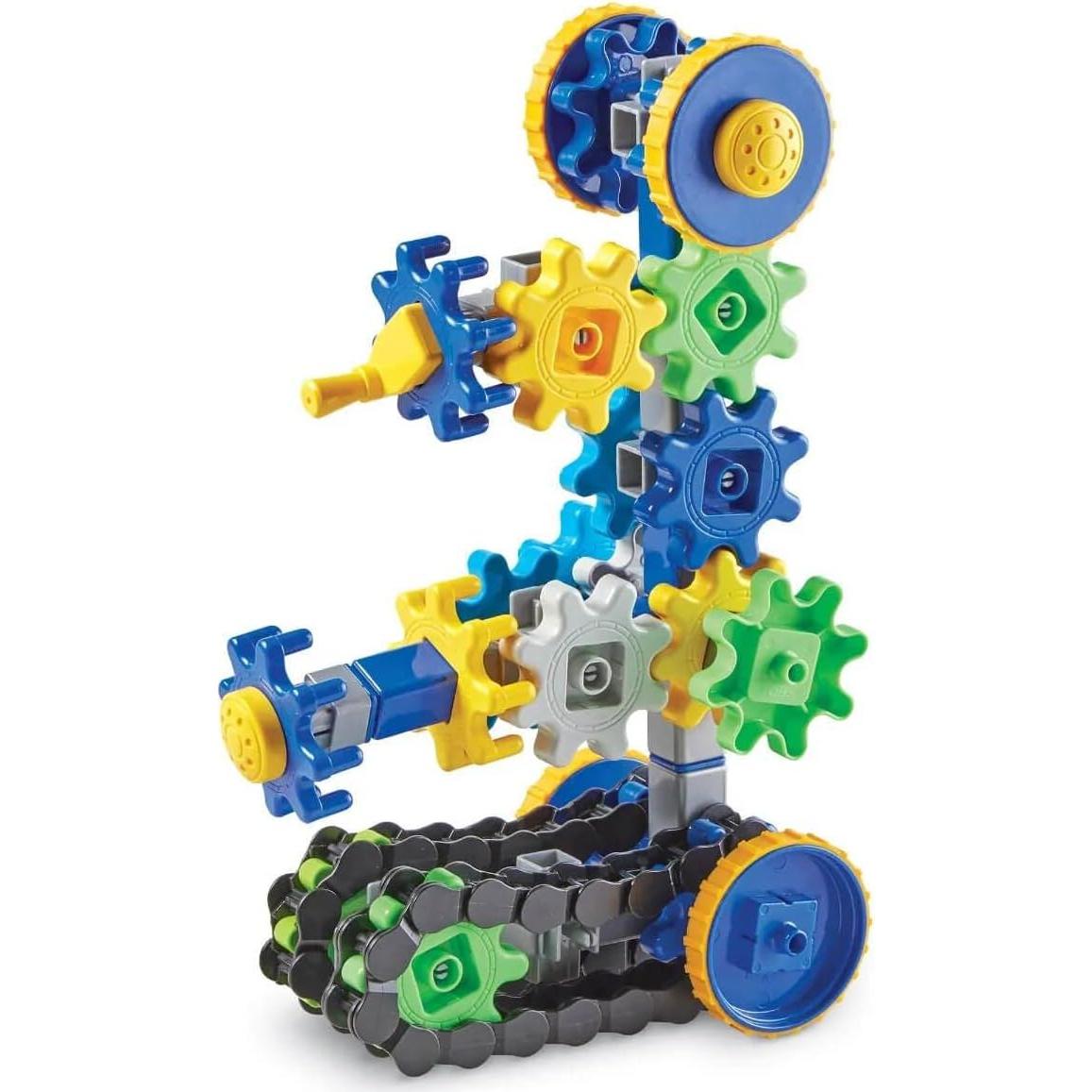 Conjunto de Construcción STEM Treadmobiles Recursos de Aprendizaje 108 Piezas