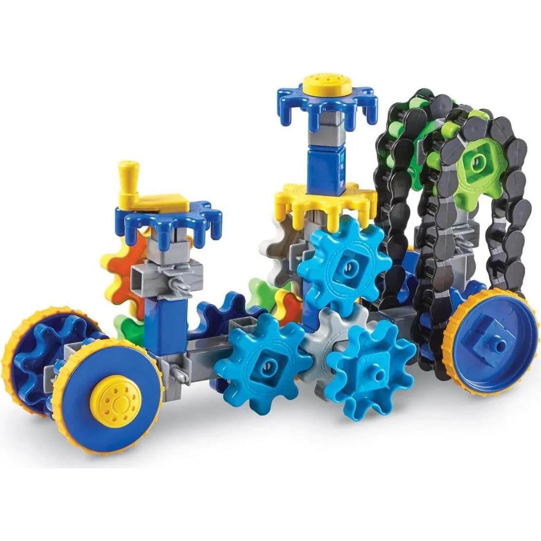 Conjunto de Construcción STEM Treadmobiles Recursos de Aprendizaje 108 Piezas