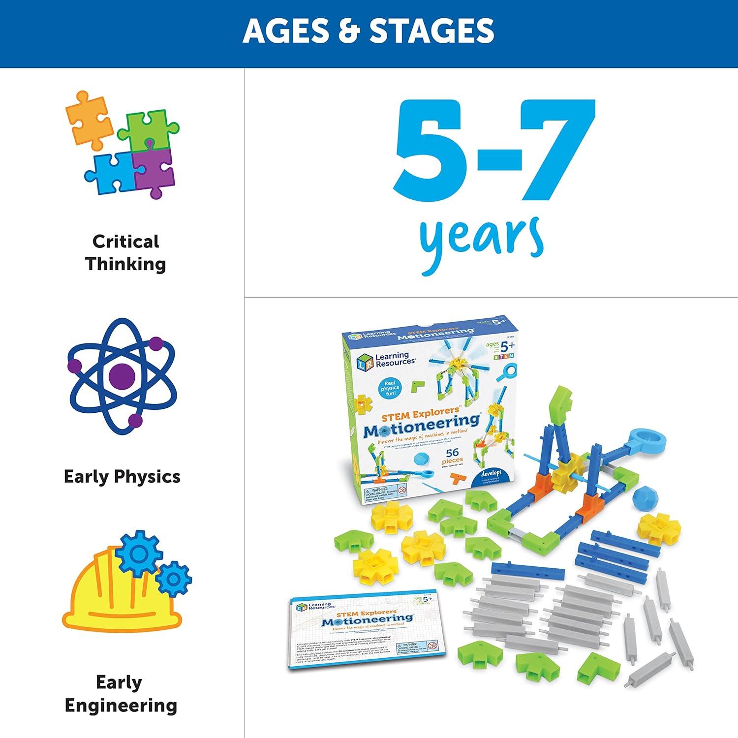 Juguete de Construcción STEM Recursos de Aprendizaje 56 Piezas