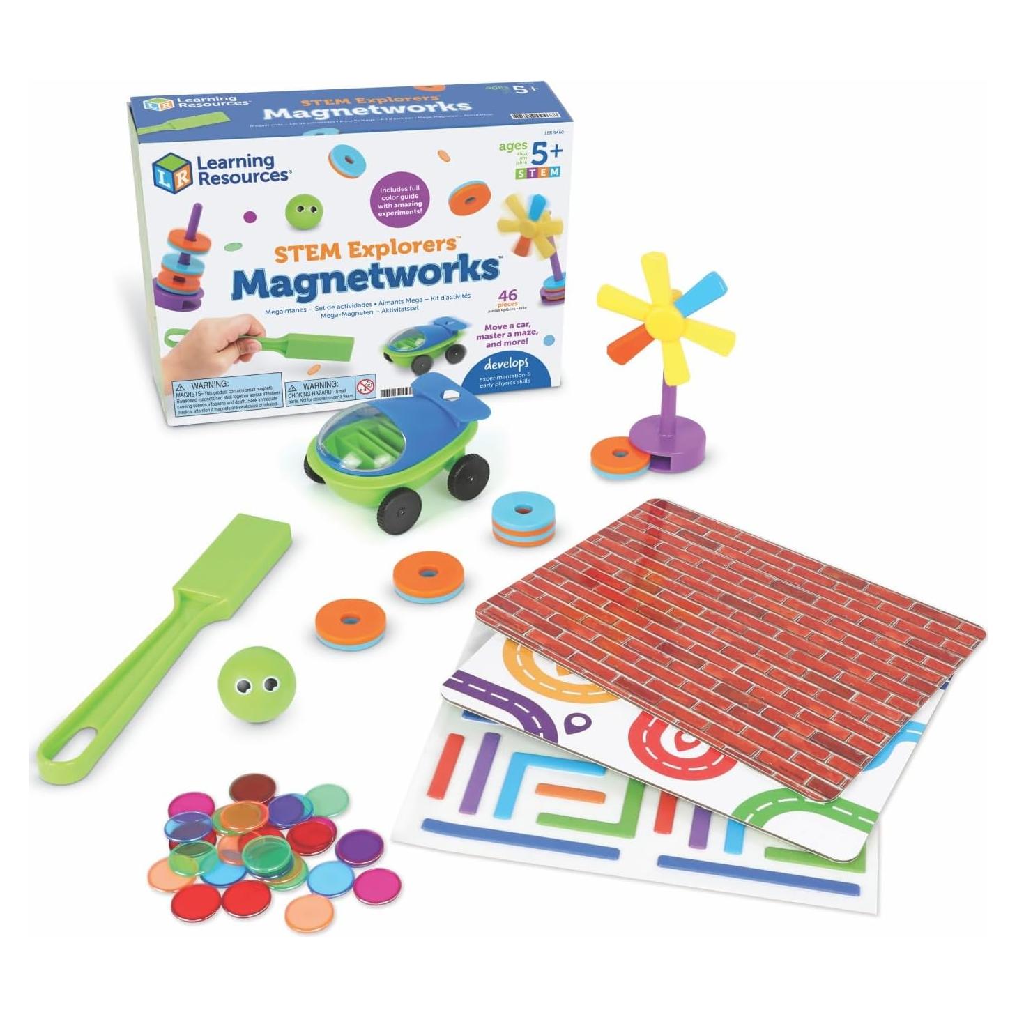 Kit de Ciencia Magnética Magnetworks - Aprendizaje STEM 5+