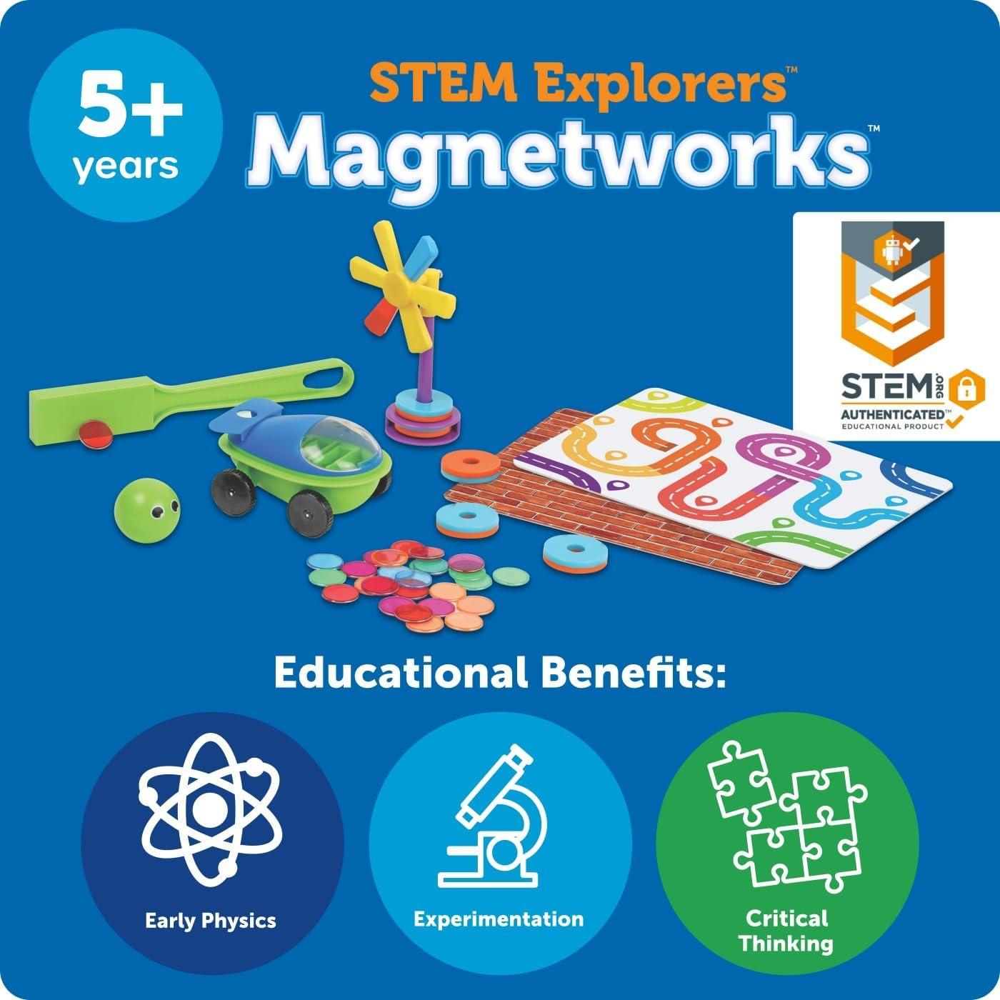 Kit de Ciencia Magnética Magnetworks - Aprendizaje STEM 5+