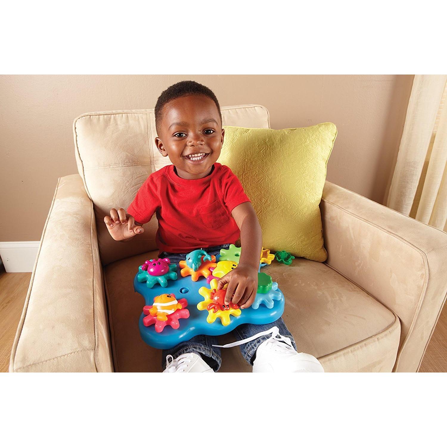 Juguete de Engranajes Recursos de Aprendizaje 17 Piezas 18+ meses