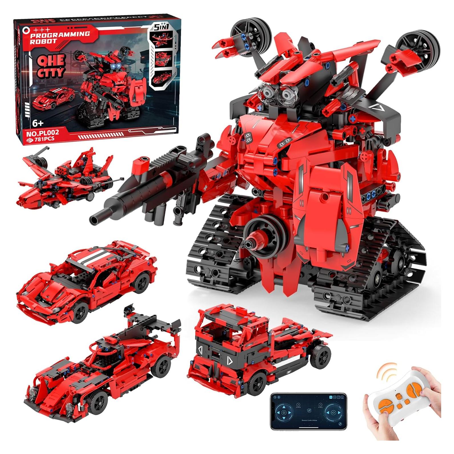 Kit de Construcción STEM QHECTTY 5 en 1 para Niños 6+